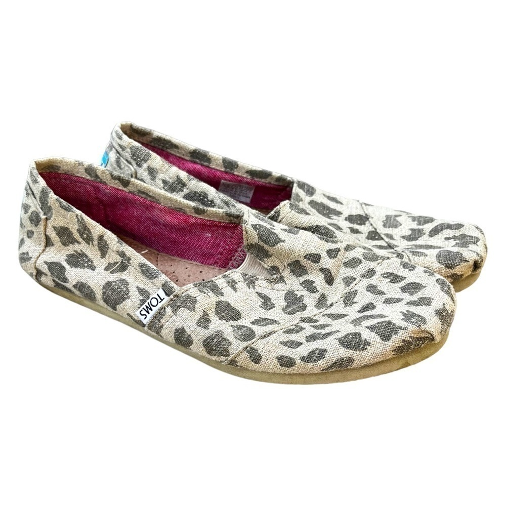 Toms Classic Canvas Flat Shoe Size 8.5 W